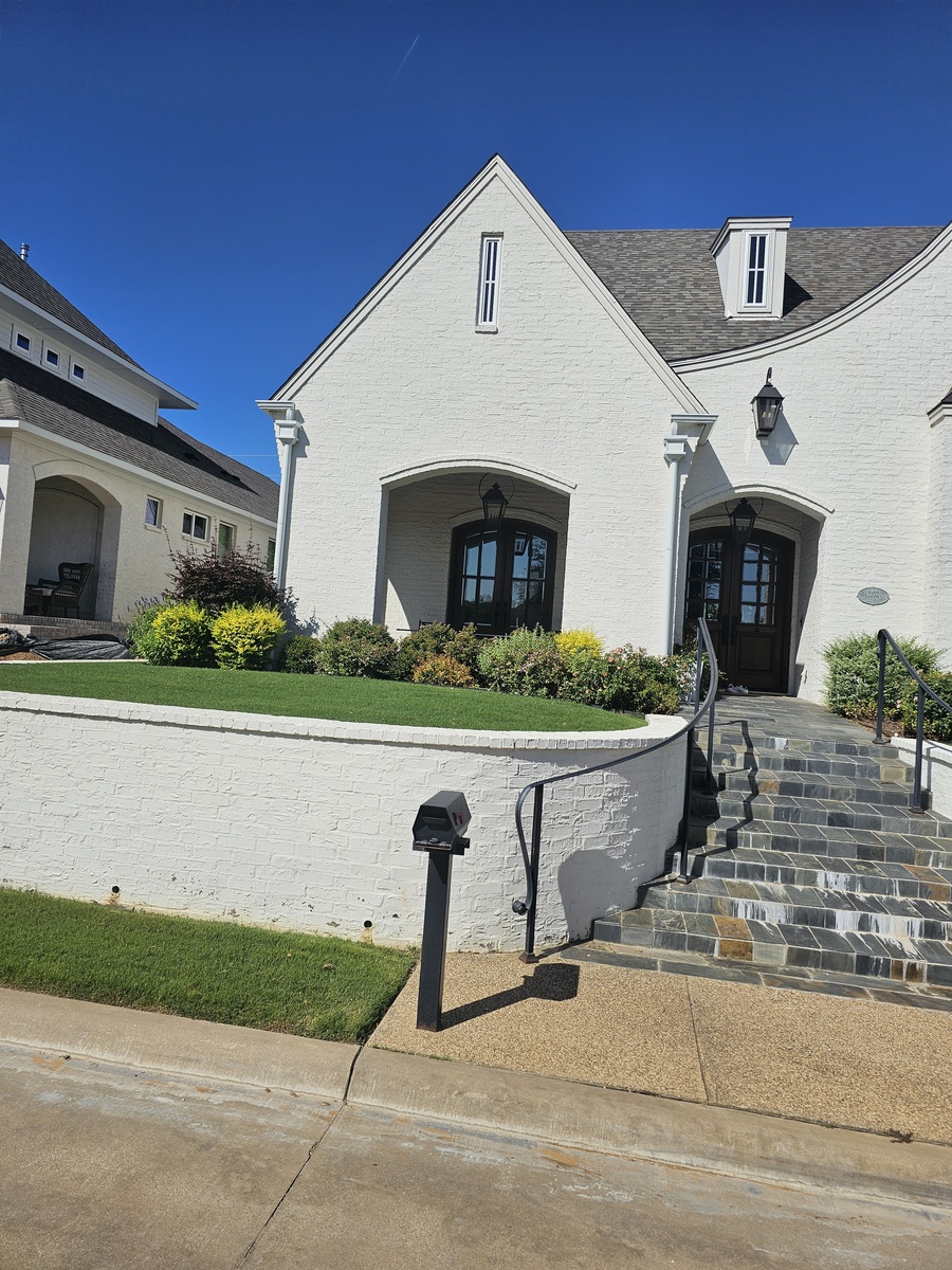 Upscale white brick home with new roof in Johnson County, TX